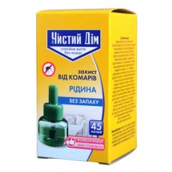 Жидкость для фумигатора Чистый Дом, без запаха, 45 ночей
